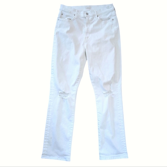 MOTHER Denim High Waisted Rascal Ankle Jeans Little Miss Innocent Stretch - Picture 3 of 12